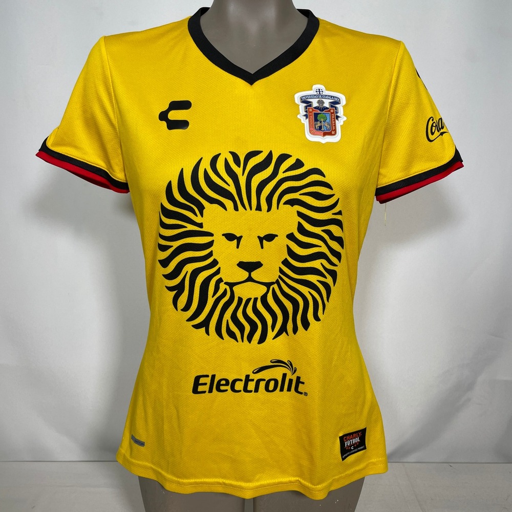 Leones Negros U de Guadalajara Charly Futbol 2017-18 Away Jersey Women's MEDIUM